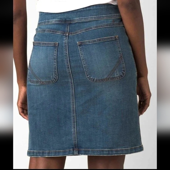 NWT prAna Broadway Skirt in True Blue - Picture 2 of 9